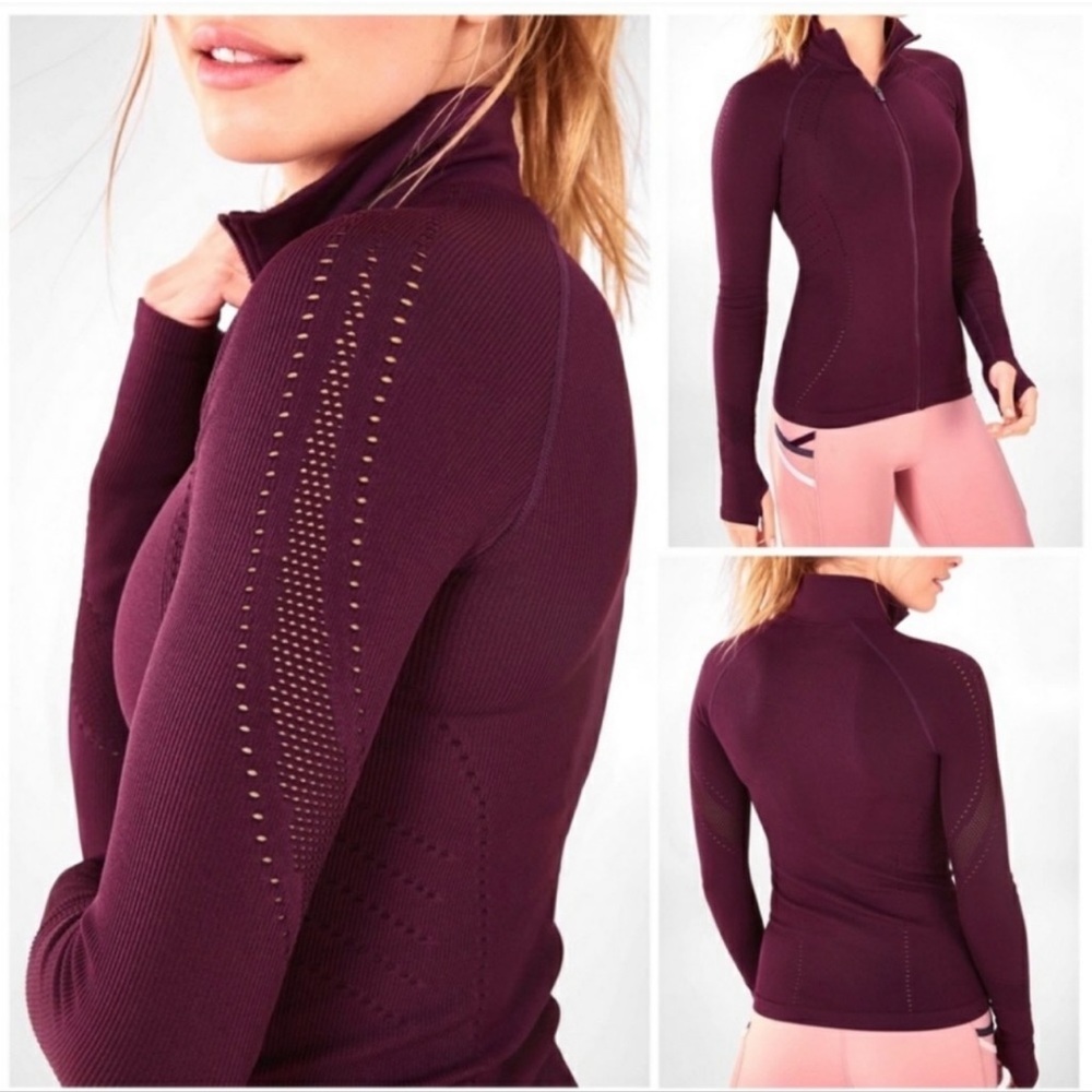 Fabletics Ribbed Zip-up Jacket